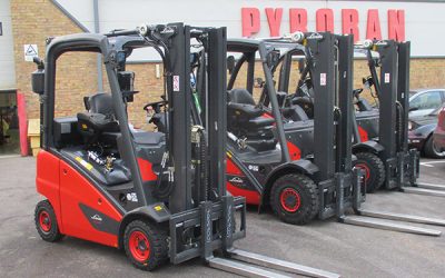 Pyroban delivers first lift trucks to EN1755:2015 standard