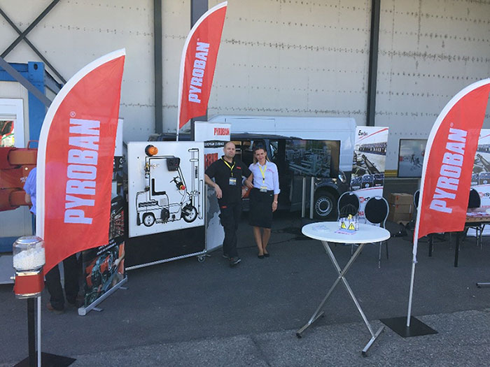 Pyroban Explosion Protection on show at the Hyster® Rhine Tour