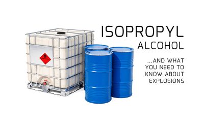 Isopropyl alcohol and explosion risk