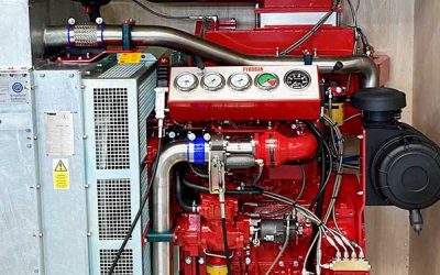 More HazPak 100 (C4.4 TA) ATEX diesel engines leave Pyroban in customer colours