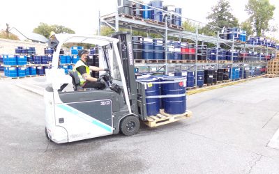 ATEX forklift fleet for Sun Chemical