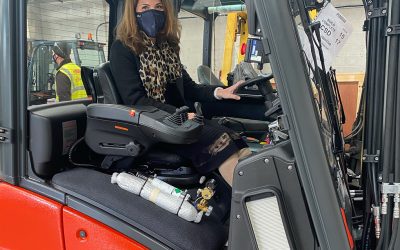More France bound forklifts leave Pyroban following speedy ATEX conversion
