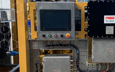 New 15” display for Ex-SCS control system for ATEX engines