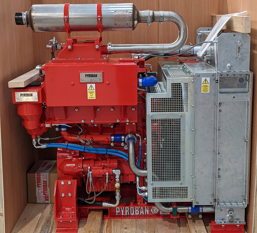 Ex Diesel Engine Low maintenance ATEX diesel engines shipped to Australia with Ever Clear