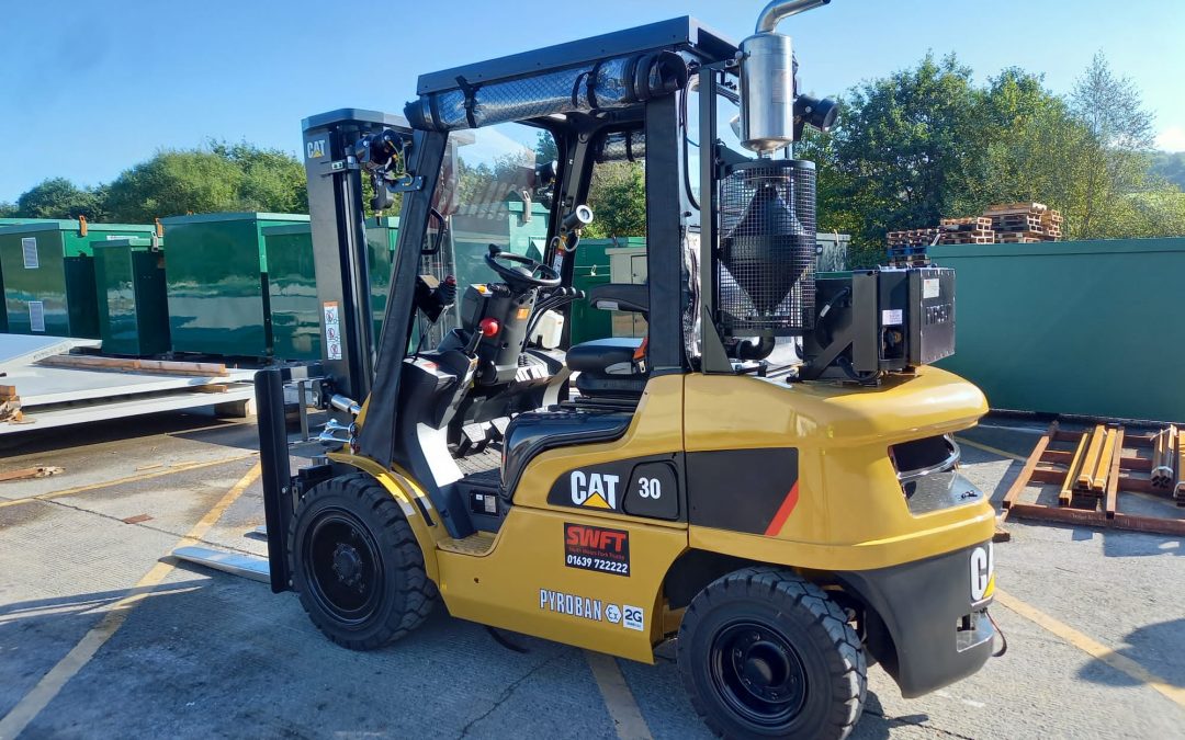 ATEX forklift for GRP manufacturer