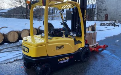 Pyroban delivers another ATEX Zone 2 Hyster forklift to distillery in Aberdeenshire