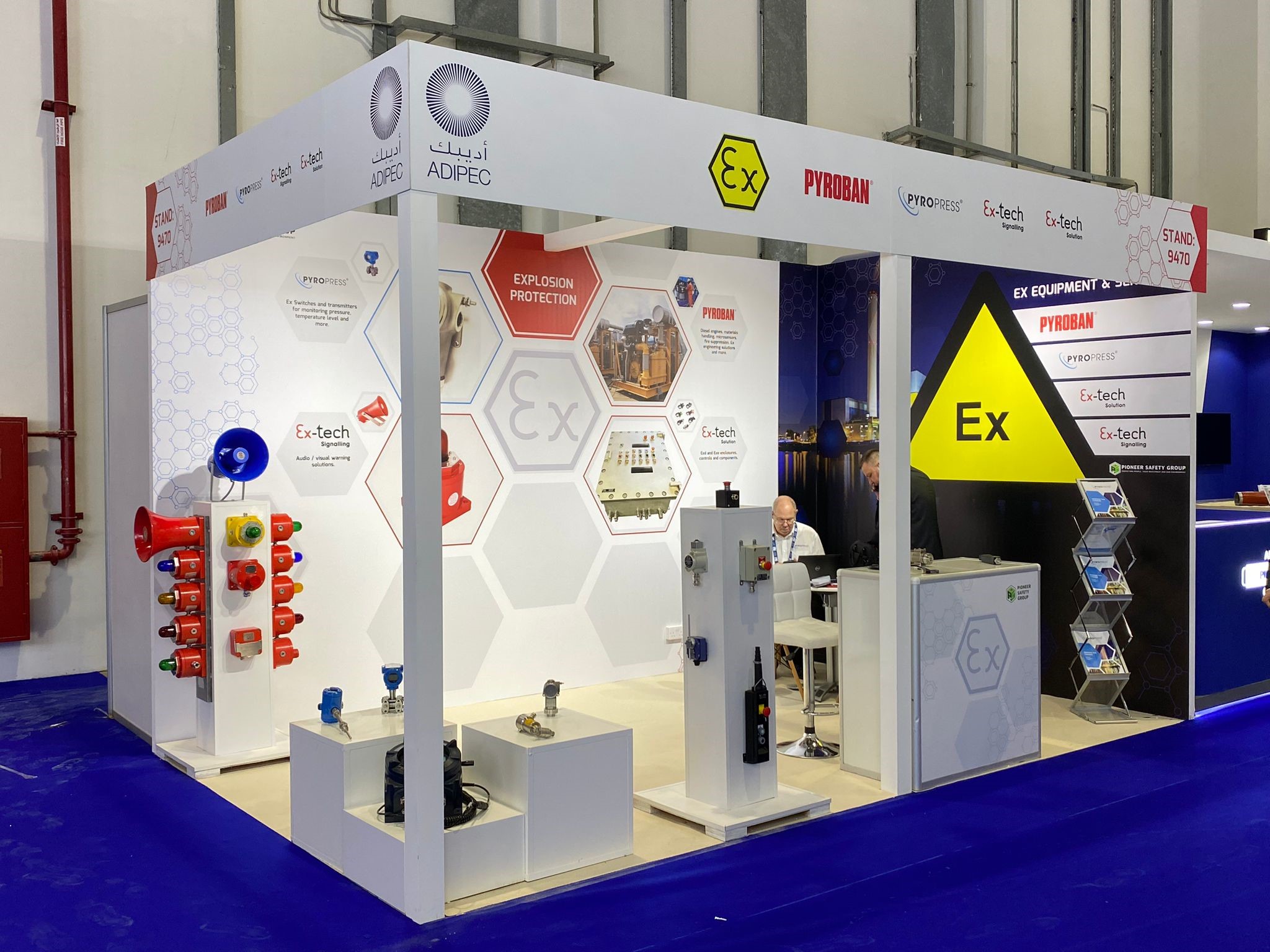Pyropan New explosion protection technologies at ADIPEC, Abu Dhabi, UAE