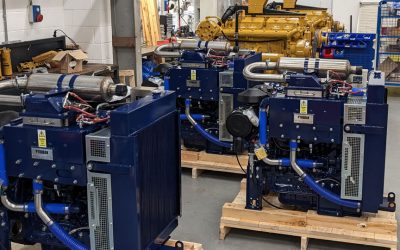 Three new explosion proof JCB 444 diesel engines for wireline operations